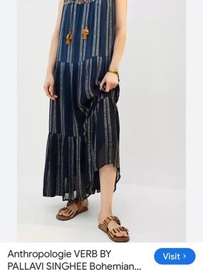 Anthropologie Verb Maxi Dress